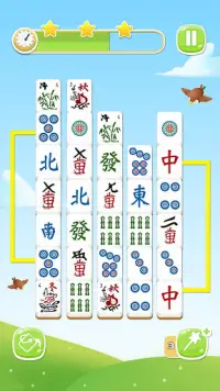 การเชื่อมต่อไพ่นกกระจอก : Mahjong connect Screen Shot 4