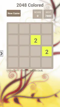 2048 Colored Screen Shot 1