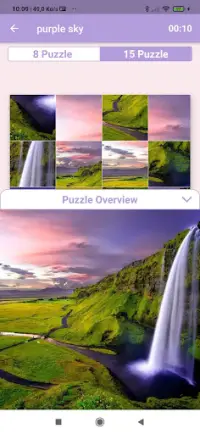 Landscape puzzle - Offline Brain game - jigsaw Screen Shot 4
