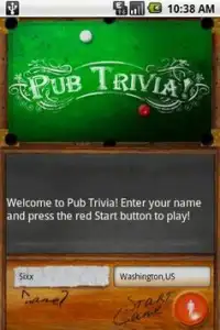 Pub Trivia Screen Shot 0