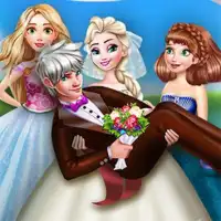 Ice Queen Wedding Photo Girl Games Screen Shot 0