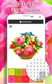 Flower Bouquet Color By Number - Pixel Art Screen Shot 5