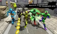 Temple Superheroes Transformer Runner Screen Shot 1