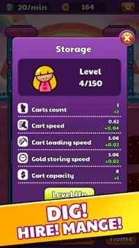 Candy Mine Idle Clicker: Crafting Game for Girls Screen Shot 3