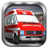 Ambulance 3d jeux de voiture