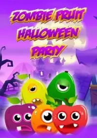 Halloween Party zombi fruta Screen Shot 0