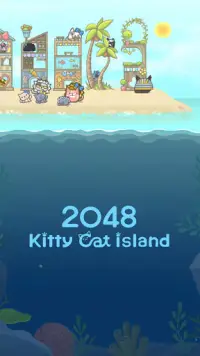 2048 Kitty Cat Island Screen Shot 2
