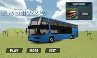 حافلة سائق 3D Screen Shot 0