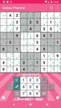Sudoku Playtime Free Screen Shot 2