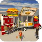 Truk makanan Simulator 3D: pizza Pikap Parkir