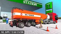 ऑफ रोड तेल टैंकर ट्रक गेम Screen Shot 4