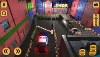 Mobil Pengaman Mobil Polisi: Cop Parking Challenge Screen Shot 1