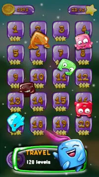 Jelly Puzzle - shift jelly monsters & puzzle out! Screen Shot 7
