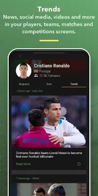 All Goals - Resultados de Fútbol en Vivo Screen Shot 2