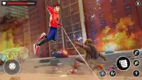 Spider Rope Hero Crime Fighter Screen Shot 3