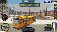 Coach Bus Train Driving Games Screen Shot 2