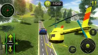 helikopter 3D simulator: Menyelamatkan game heli Screen Shot 3