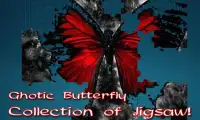 Ghotic Butterfly Jigsaw Puzzle Screen Shot 1