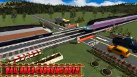 RailRoad Train Crossing Game : Bus Vs Train Screen Shot 0