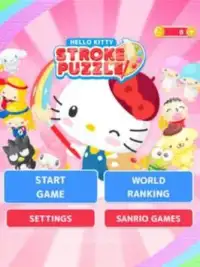 Hello Kitty Stroke Puzzle Screen Shot 3