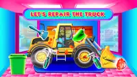 Build Kids Truck Repair Wash- Puzzle Learning Game Screen Shot 0