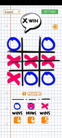 Tic Tac Toe Schoolday Screen Shot 5