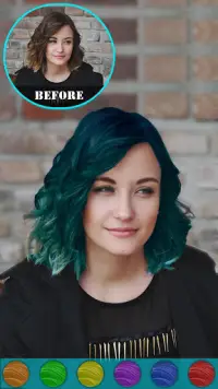 Cabina di cambia colore dei capelli Screen Shot 3