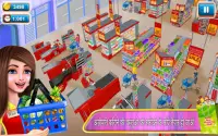 सुपरमार्केट शॉपिंग कैश रजिस्टर: कैशियर गेम्स Screen Shot 5
