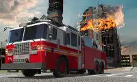 Pemadam kebakaran Truk Sim 16 Screen Shot 0