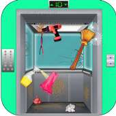 Elevator Cleanup Repair Fix It: Cleaning Simulator