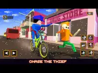 Blocky Cops Police Bicycle Screen Shot 11