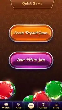 Teen Patti Poker——Live Indian Poker Game Screen Shot 0