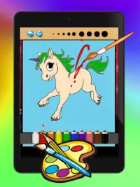 Unicorn Horse Coloring Book Screen Shot 6