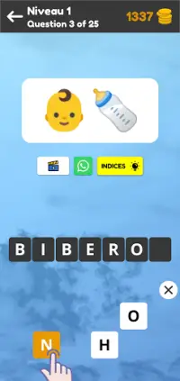 Quiz: Jeu Emoji, Devinez le Puzzle Emoji Screen Shot 2