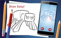 How to Draw Minecraft step by step Drawing App Screen Shot 4