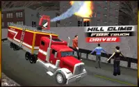 Up Hill Fire Truck Rescue Sim Screen Shot 10