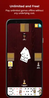 Hearts - Multiplayer card game Screen Shot 3