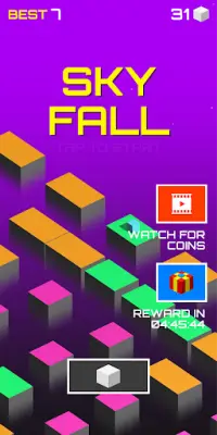 SKY FALL - Launcher Man - Mr jump Screen Shot 0