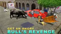 غاضب 3D بول هجوم محاكي Screen Shot 1