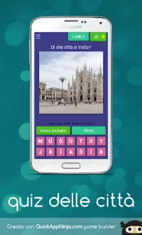 Quiz delle città 2020 Screen Shot 2