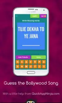 Guess the Bollywood Song 2018 Screen Shot 2