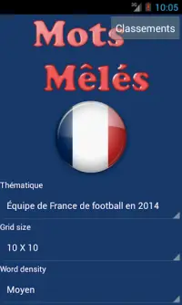 Mots Mêlés en Français Screen Shot 0