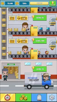 Idle Box Tycoon - Incremental Factory Game Screen Shot 0