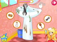 Princess Clean Bathroom Screen Shot 1