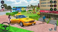 US Taxi Car Driving Simulator Screen Shot 1