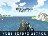 Sniper Crocodile Hunting 2015 Screen Shot 14