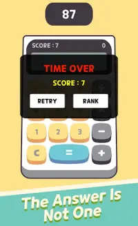 Reverse Calculator - Math Genius Game Screen Shot 2