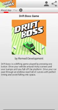 Drift Boss Game Screen Shot 0