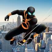 Shadow Hero Spider Fight - Strange Stick Man Rope