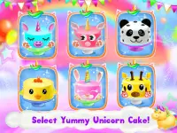 Unicorn Cake Maker: Bakery Kitchen Games Screen Shot 2